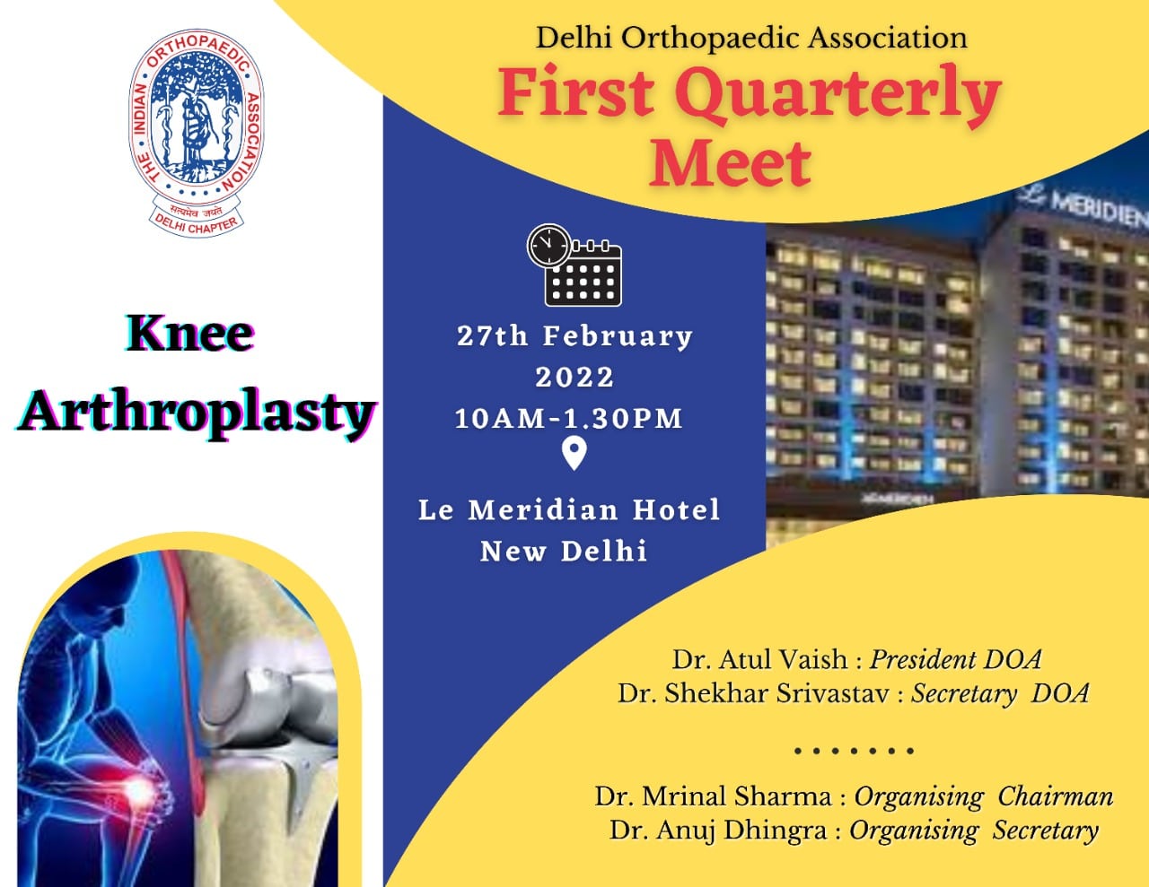 DOA 1st quarterly meet (Arthroplasty)