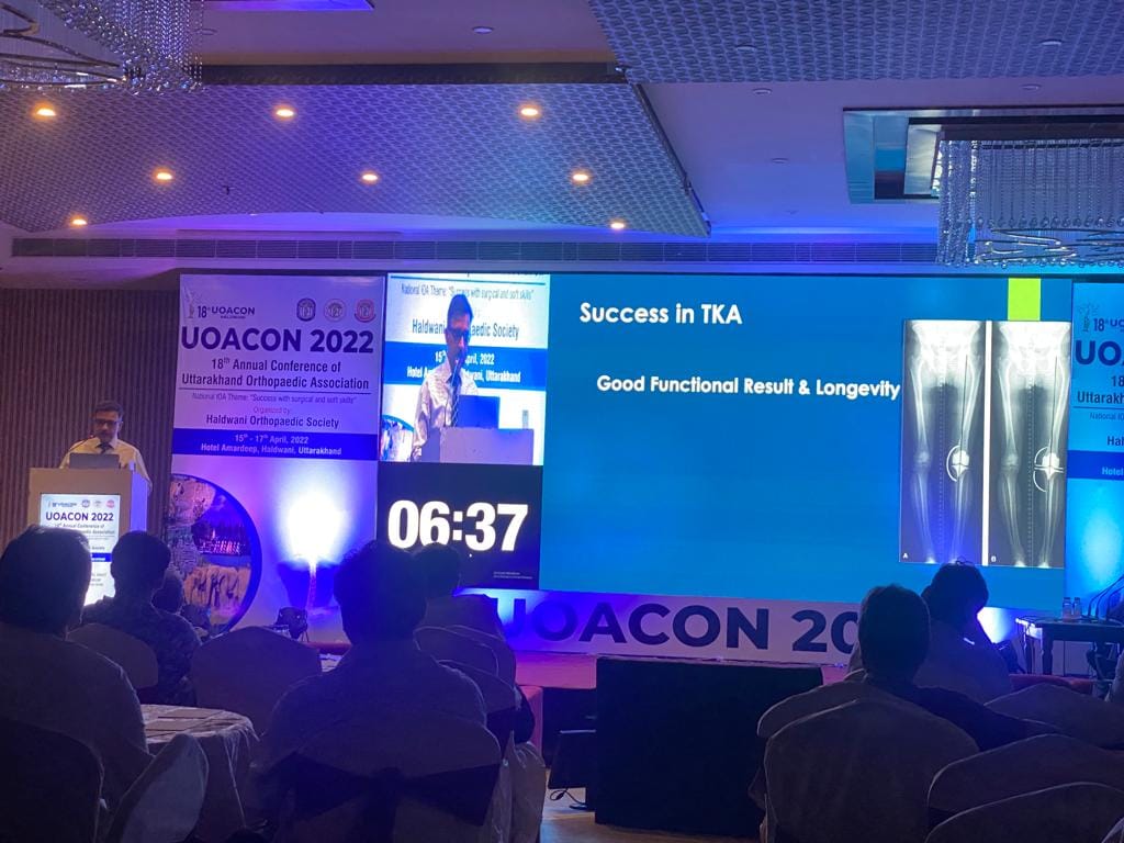 Talk on " Robotic Knee Replacement" UOACON-2022