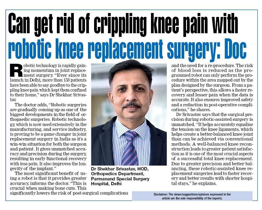 Robotic Knee replacement Surgery